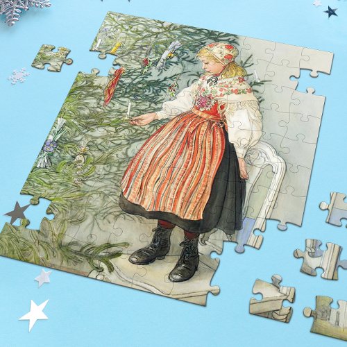 Decorating the Christmas Tree _ Carl Larsson Jigsaw Puzzle