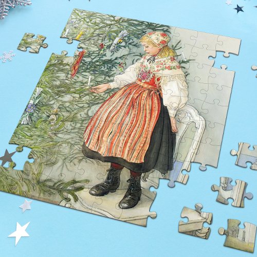 Decorating the Christmas Tree _ Carl Larsson Jigsaw Puzzle