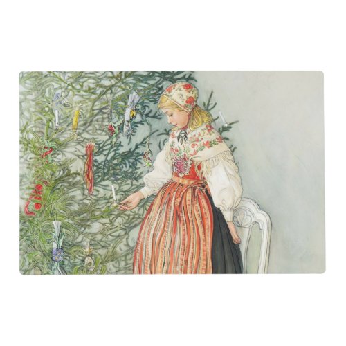 Decorating the Christmas Tree _ Carl Larsson Placemat