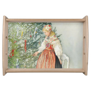 Decorating the Christmas Tree - Carl Larsson Serving Tray