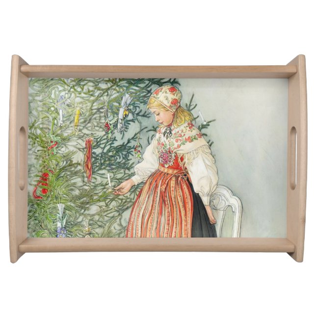 Decorating the Christmas Tree - Carl Larsson Serving Tray (Front)