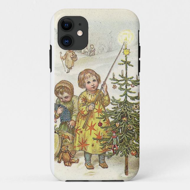 Decorating the Christmas Tree Case-Mate iPhone Case (Back)