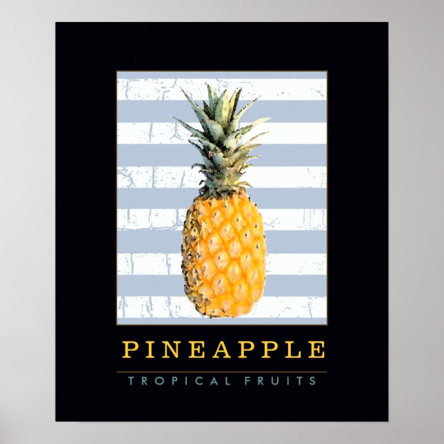 decorating with fruits poster (Front)