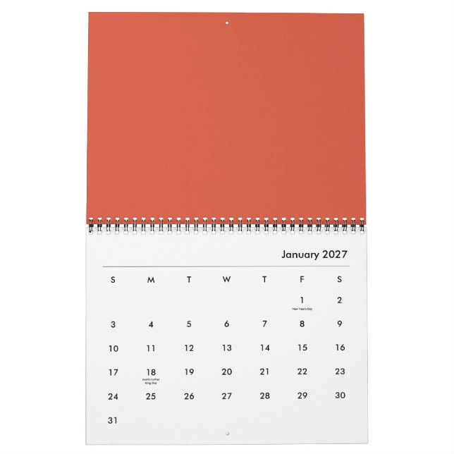 decoration calendar (Jan 2027)