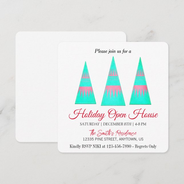  decoration for the Christmas tree Holiday Card (Front/Back)