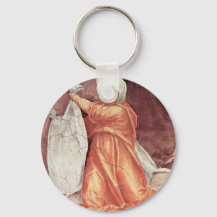 Decoration Of The Chapel Of Pope Leo X Santa Maria Keychain