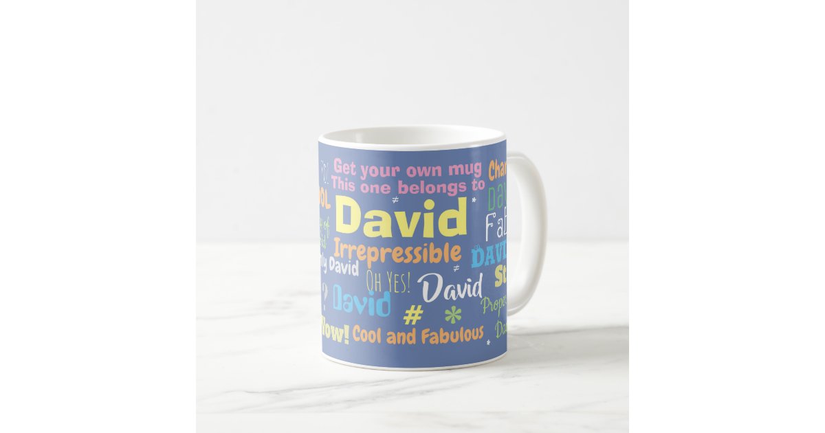 Decoration Of The Owner S Name Coffee Mug Zazzle Com