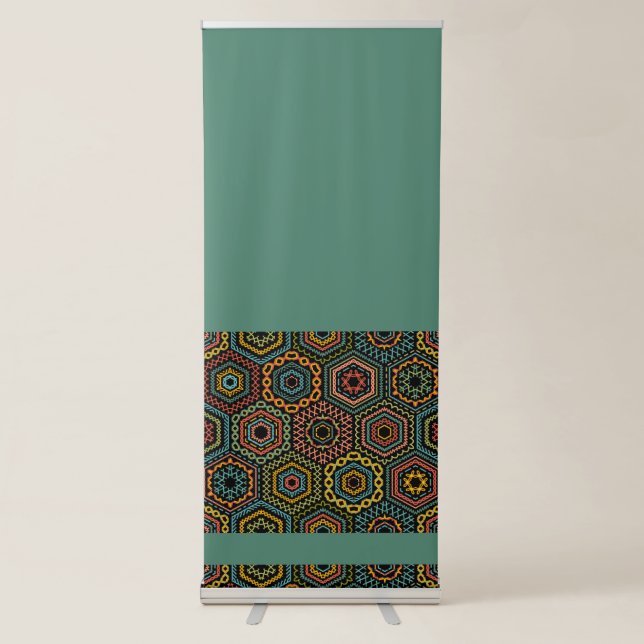 decoration retractable banner (Front)