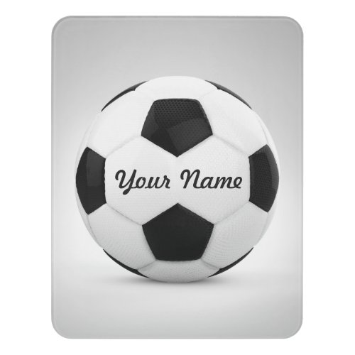 Decoration Soccer Ball Personalized Name Door Sign