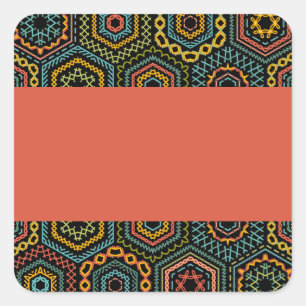 decoration square sticker
