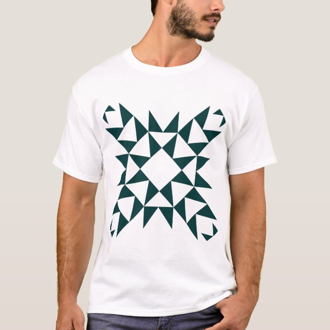 Decorative 01 - Dark Green T-Shirt (Front)