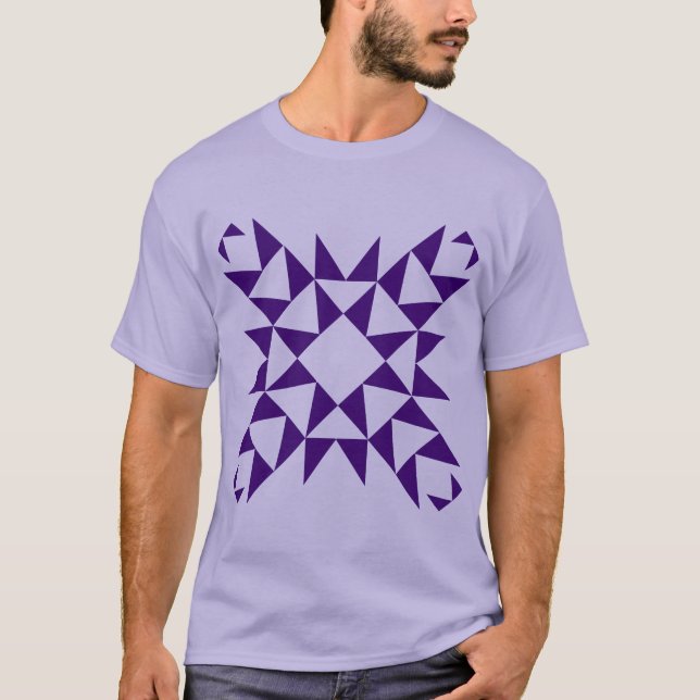Decorative 01 - Deep Purple T-Shirt (Front)
