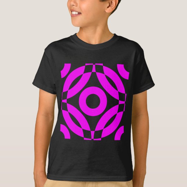 Decorative 02 - Magenta T-Shirt (Front)