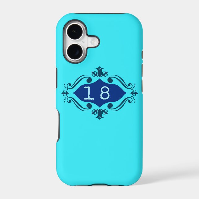 Decorative 18 iphone case (Back)