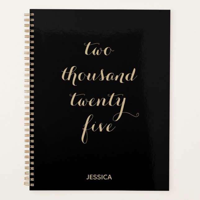 Decorative 2025 Two Thousand Twenty Five Planner (Front)