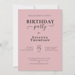 DECORATIVE 3 Yr Old BIRTHDAY CAKE PARTY INVITATION