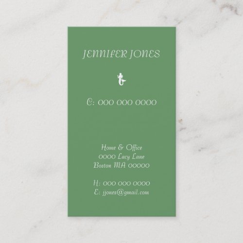 Decorative 4 business card template
