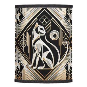 Decorative Abstract Black Cat Lamp Shade