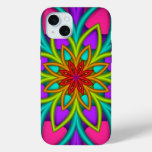 Decorative Abstract Fantasy Flower iPhone 15 Plus Case