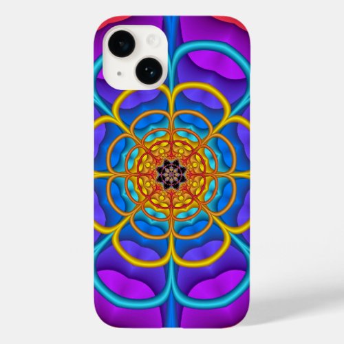 Decorative abstract Flower shape Case_Mate iPhone 14 Case