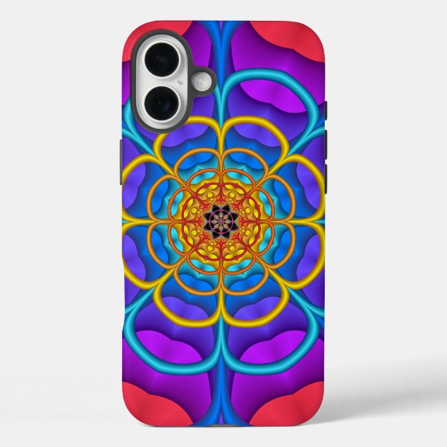 Decorative abstract Flower shape Case-Mate iPhone Case (Back)