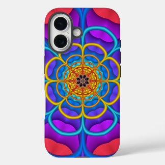 Decorative abstract Flower shape iPhone 16 Case