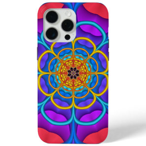 Decorative abstract Flower shape iPhone 15 Pro Max Case