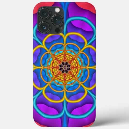 Decorative abstract Flower shape iPhone 13 Pro Max Case