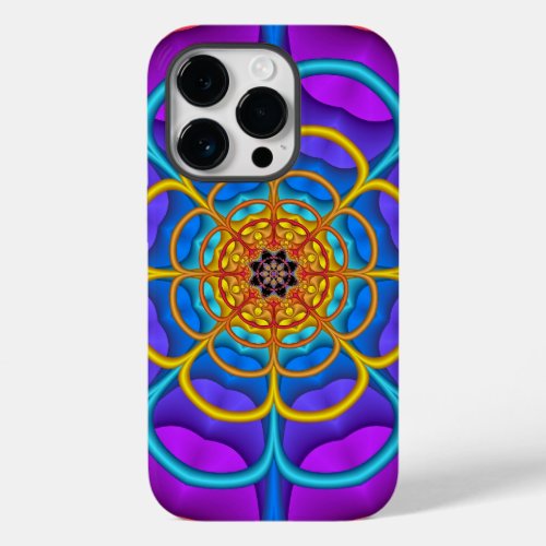 Decorative abstract Flower shape Case_Mate iPhone 14 Pro Case
