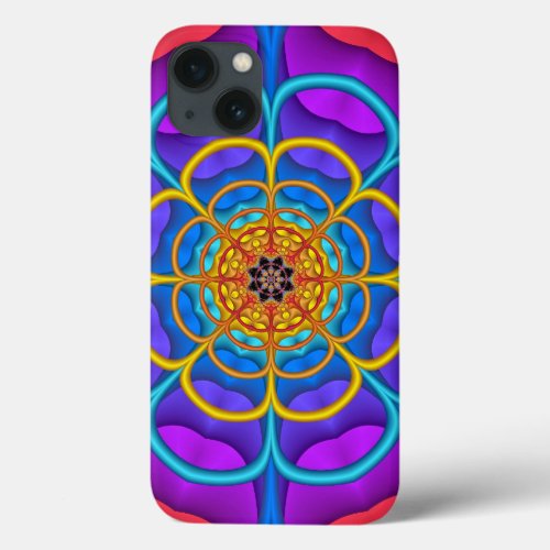 Decorative abstract Flower shape iPhone 13 Case
