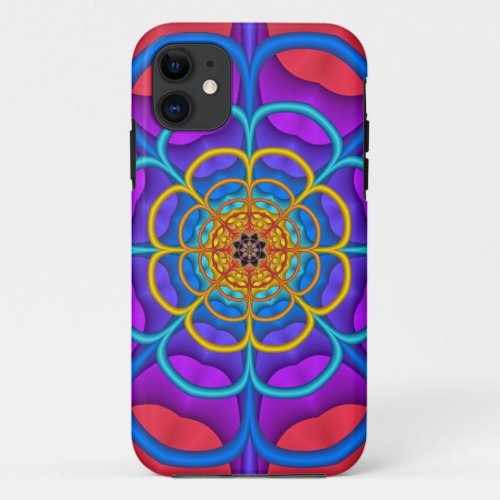 Decorative abstract Flower shape iPhone 5 case