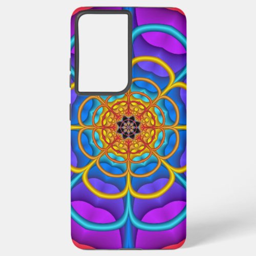 Decorative abstract Flower shape Samsung Galaxy S21 Case