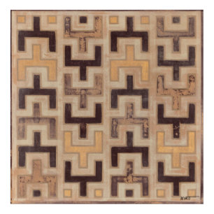 Decorative African Mudcloth Pattern Acrylic Print