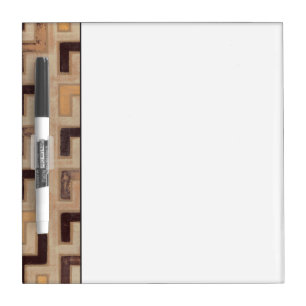 Decorative African Mudcloth Pattern Dry-Erase Board