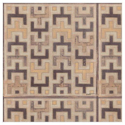 Decorative African Mudcloth Pattern Fabric
