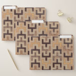 Decorative African Mudcloth Pattern File Folder