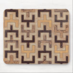 Decorative African Mudcloth Pattern Mouse Pad<br><div class="desc">Decorative African mudcloth pattern by Norman Wyatt Jr. featuring geometric shapes that seem to fit together. Fans of Tetris or geometric shapes should make this purchase today!</div>
