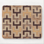 Decorative African Mudcloth Pattern Mouse Pad<br><div class="desc">Decorative African mudcloth pattern by Norman Wyatt Jr. featuring geometric shapes that seem to fit together. Fans of Tetris or geometric shapes should make this purchase today!</div>
