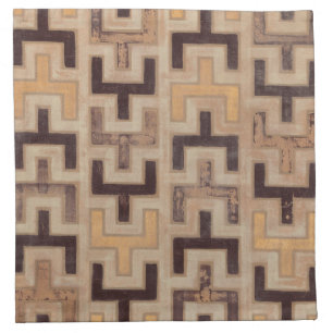 Decorative African Mudcloth Pattern Napkin