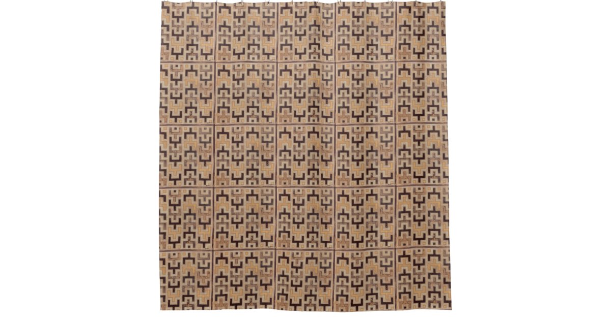 Decorative African Mudcloth Pattern Shower Curtain | Zazzle