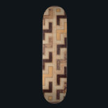 Decorative African Mudcloth Pattern Skateboard Deck<br><div class="desc">Decorative African mudcloth pattern by Norman Wyatt Jr. featuring geometric shapes that seem to fit together. Fans of Tetris or geometric shapes should make this purchase today!</div>