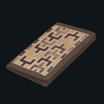 Decorative African Mudcloth Pattern Tri-fold Wallet<br><div class="desc">Decorative African mudcloth pattern by Norman Wyatt Jr. featuring geometric shapes that seem to fit together. Fans of Tetris or geometric shapes should make this purchase today!</div>