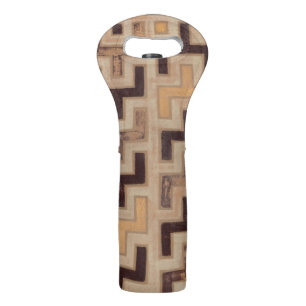 Decorative African Mudcloth Pattern Wine Bag