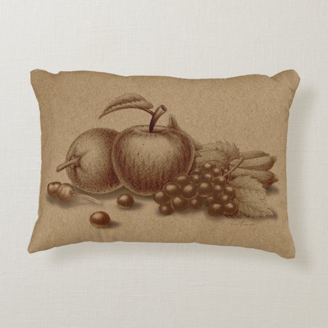 Decorative Almofade - Still Life Accent Pillow (Back)