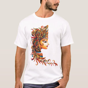 Decorative Artistic Face T-Shirt
