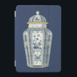 Decorative Asian Urn in Blue & White iPad Mini Cover<br><div class="desc">A beautiful print of a decorative Asian urn,  painted in hues of blue and white. Intricate floral designs cover the urn,  giving it a peaceful feeling. Purchase your copy today!</div>