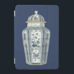 Decorative Asian Urn in Blue & White iPad Mini Cover<br><div class="desc">A beautiful print of a decorative Asian urn,  painted in hues of blue and white. Intricate floral designs cover the urn,  giving it a peaceful feeling. Purchase your copy today!</div>