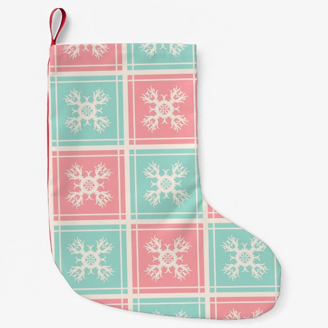 Decorative background with seamless elementsabstra small christmas stocking (Front)