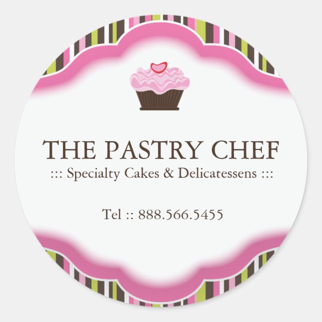 Decorative Bakery Stickers (Front)