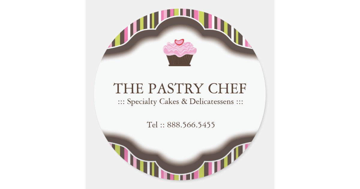 Decorative Bakery Price Tag Stickers